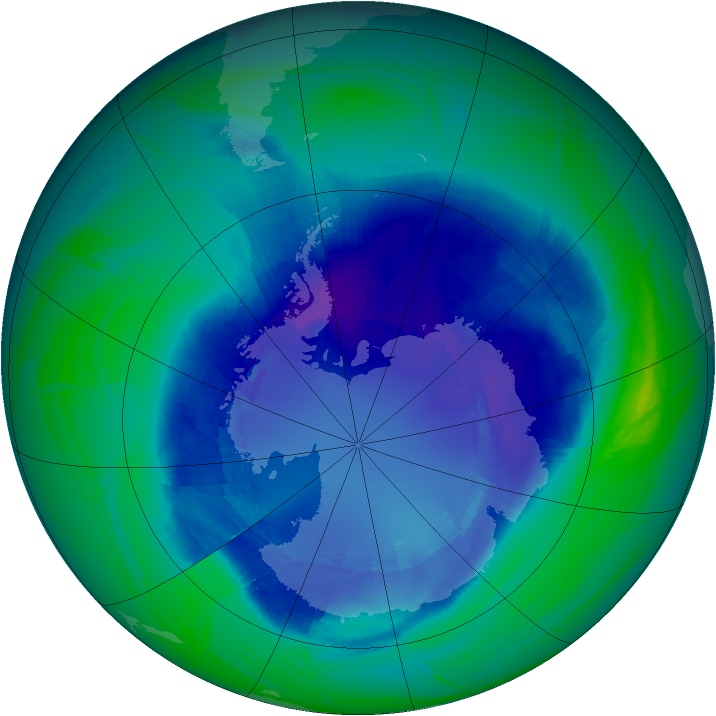 Ozone Map 2008-09-03